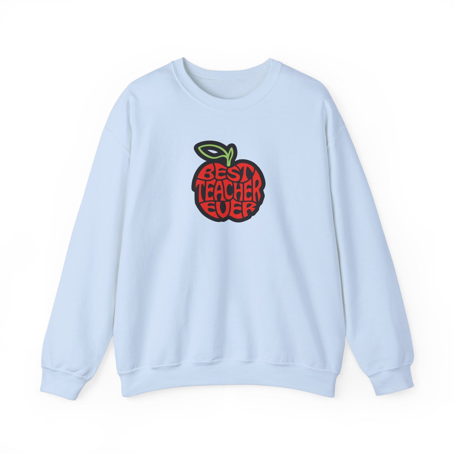 Best Teacher Ever (Red Apple) Unisex Heavy Blend™ Crewneck Sweatshirt