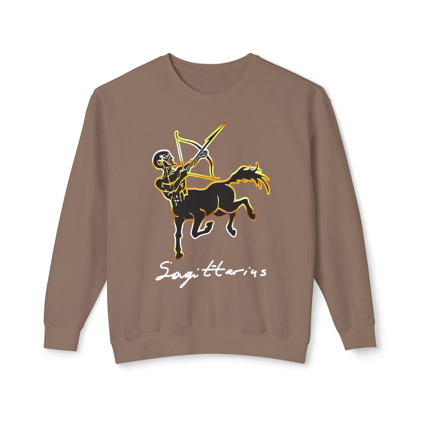 Sagittarius Centaur Archer, Unisex Lightweight Crewneck Sweatshirt