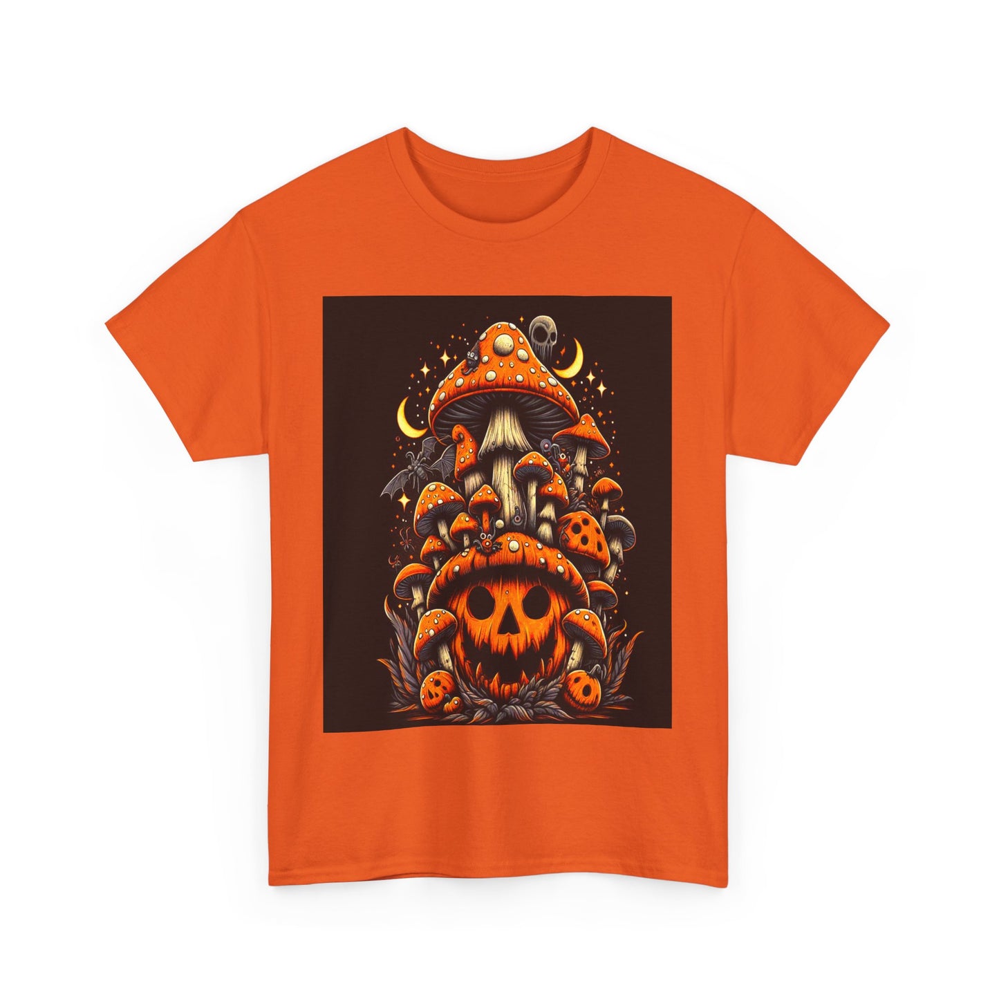 Halloween Mushrooms I, Unisex Heavy Cotton Tee