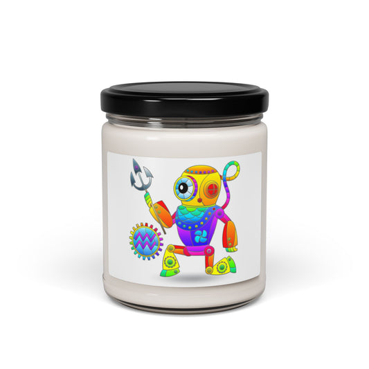 Aquarius Rainbow Steampunk Soy Candle, 10 Scents