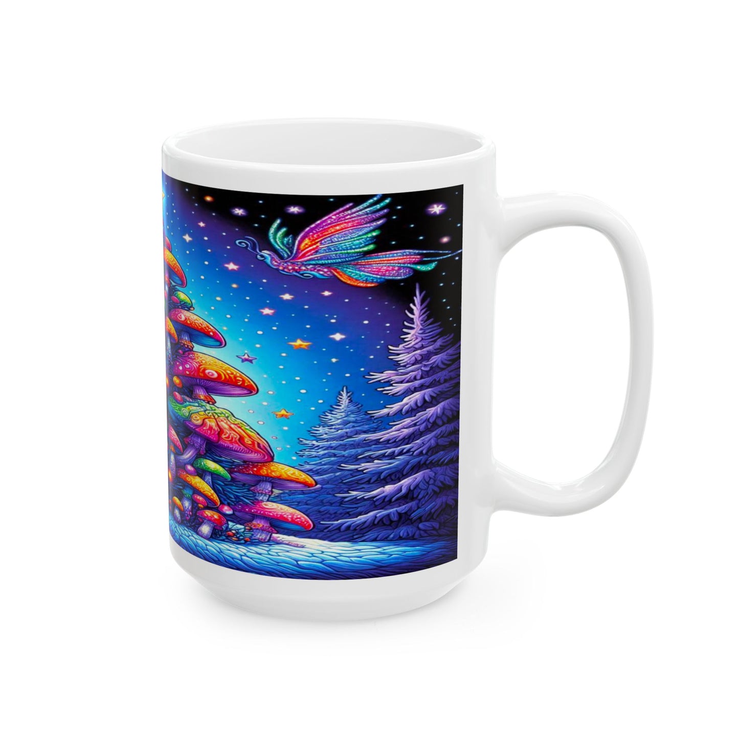 Cosmic Christmas I, Ceramic Mug, (11oz, 15oz)