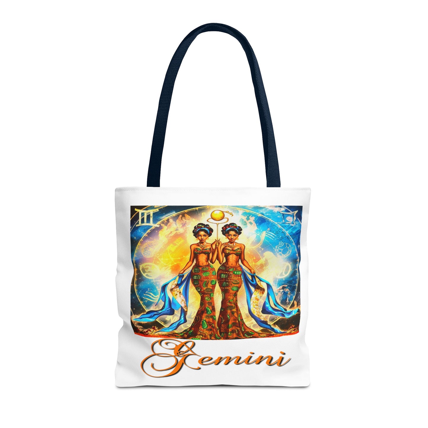 Gemini III White Tote Bag, 3 Sizes