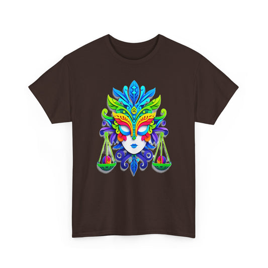 Libra Mask, Unisex Heavy Cotton Tee