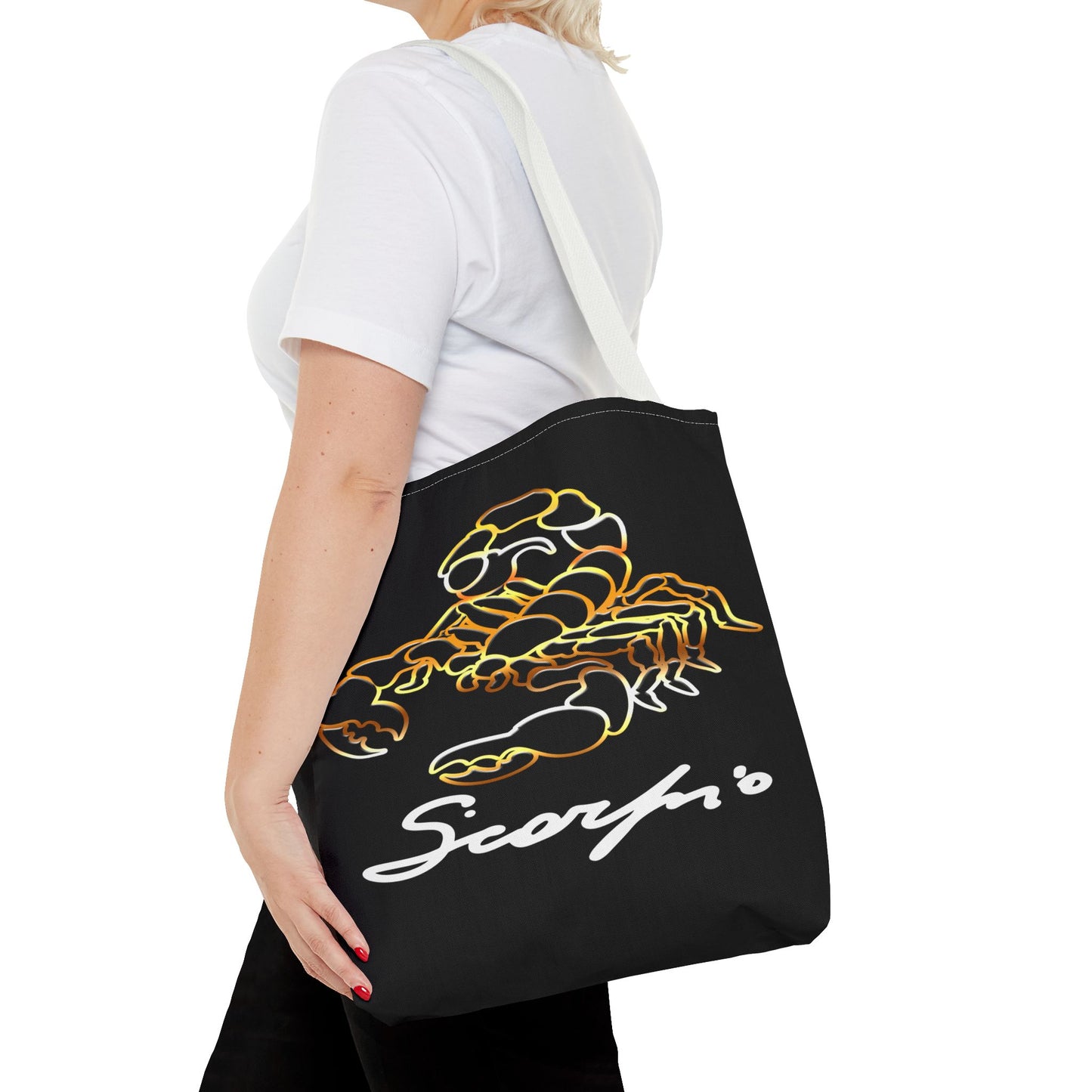 Scorpio Scorpion Black Tote Bag, 3 Sizes