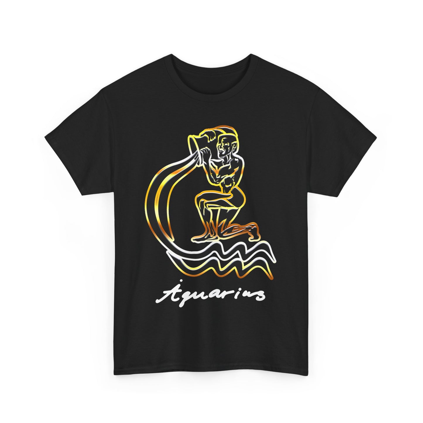 Aquarius Water Bearer, Unisex Heavy Cotton Tee