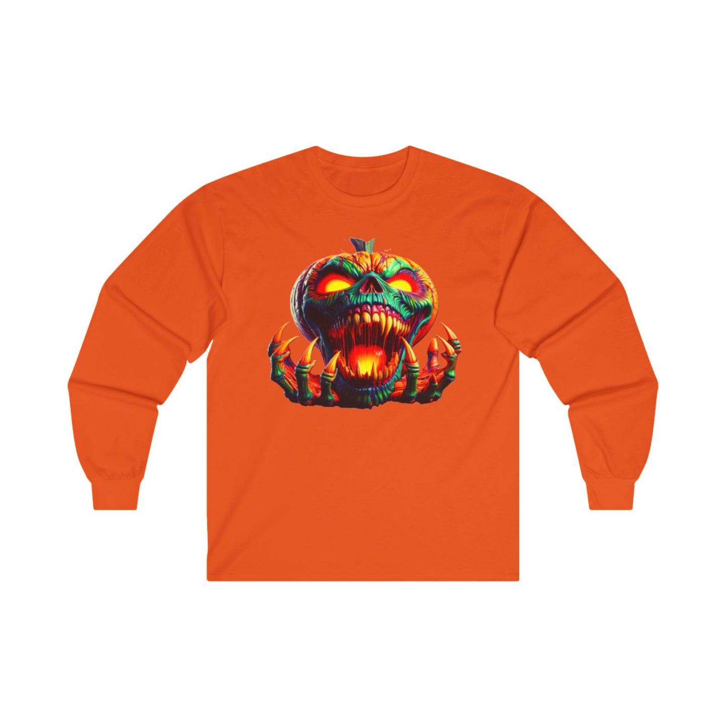 Zombie Pumpkin I, Unisex Ultra Cotton Long Sleeve Tee