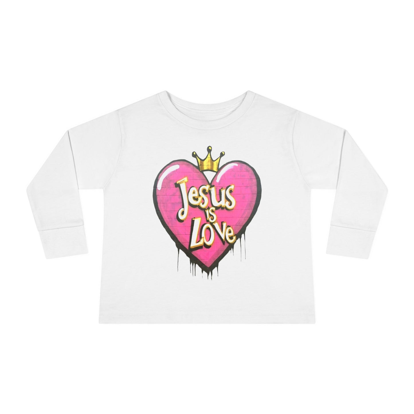 Jesus is Love, Toddler Long Sleeve Tee