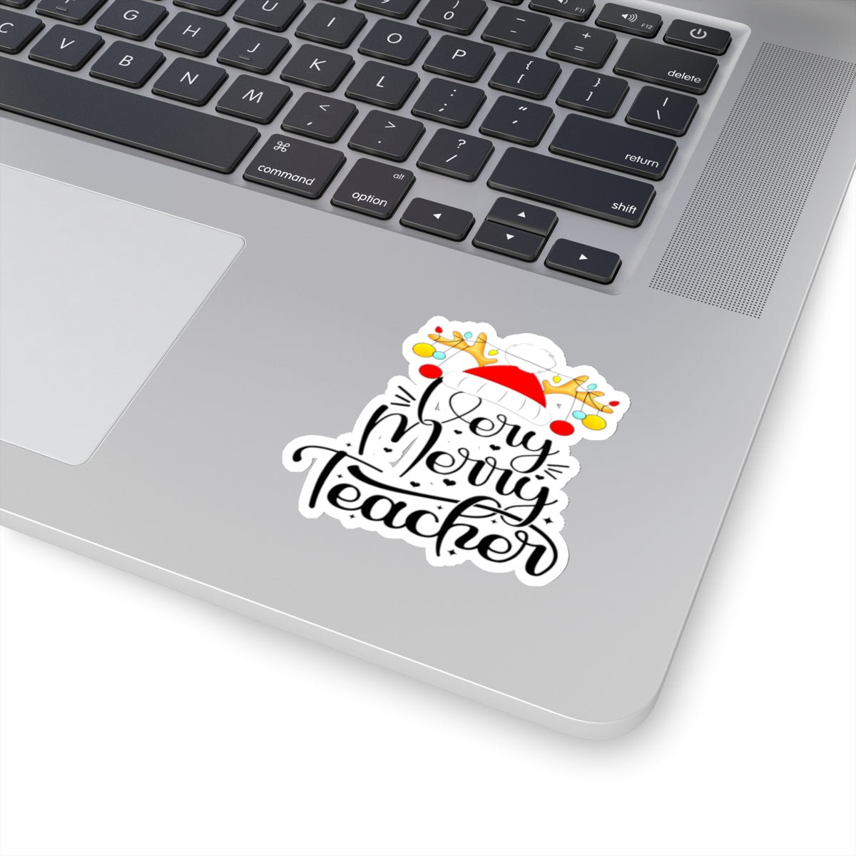 Very Merry Teacher, Kiss-Cut Stickers