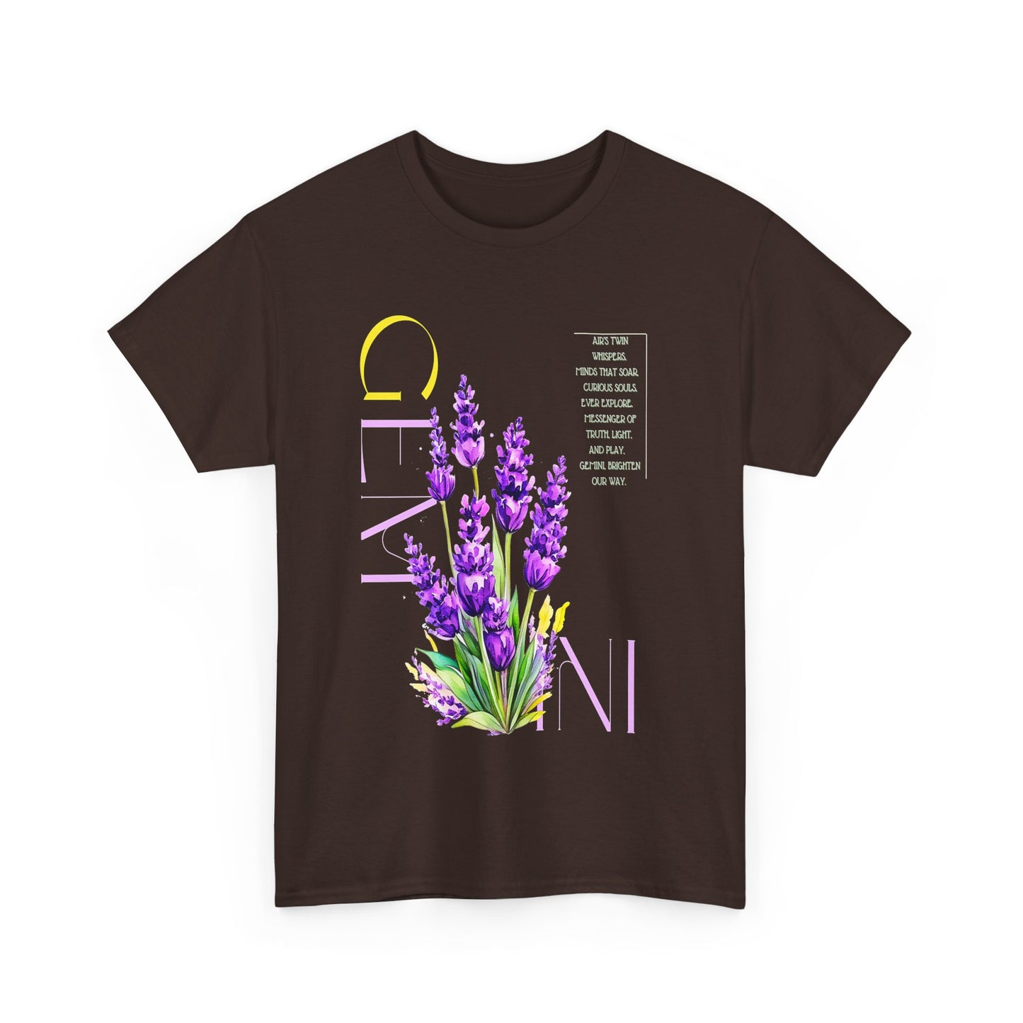 Gemini Lavender, Unisex Heavy Cotton Tee