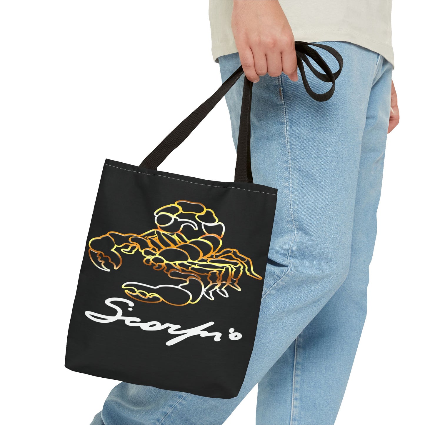 Scorpio Scorpion Black Tote Bag, 3 Sizes