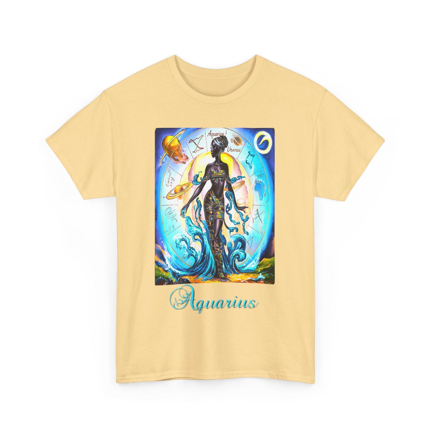 Aquarius, Unisex Heavy Cotton Tee