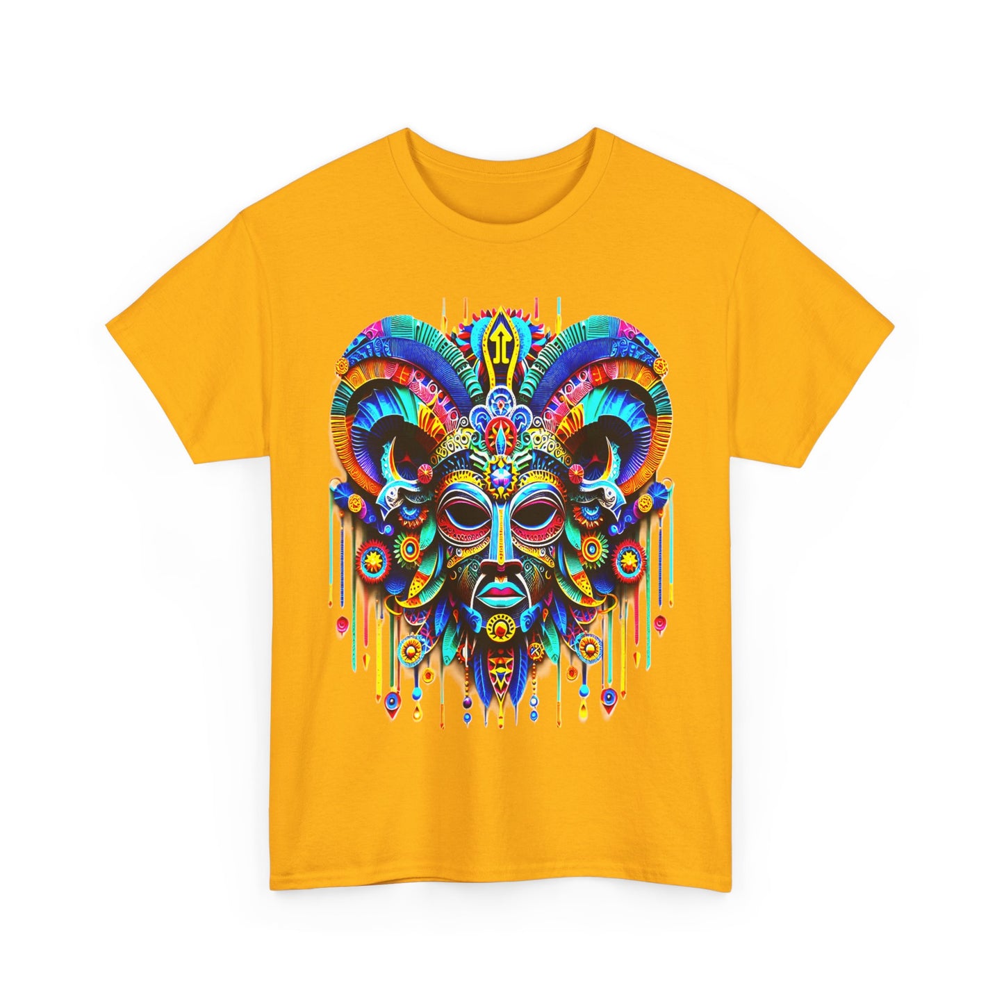 Sagittarius Mask, Unisex Heavy Cotton Tee