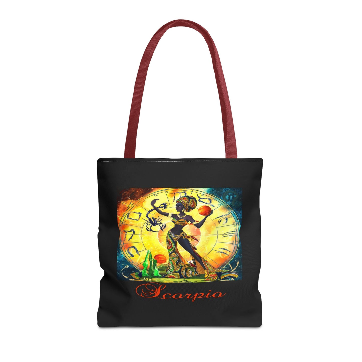 Scorpio Black Tote Bag, 3 Sizes