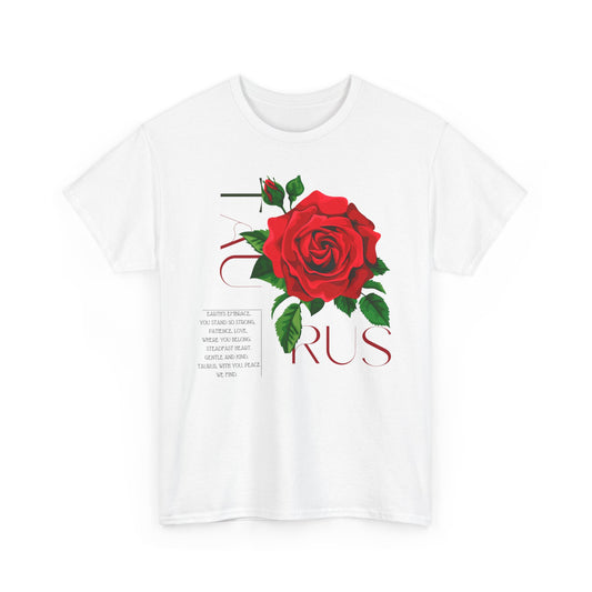 Taurus Rose, Unisex Heavy Cotton Tee