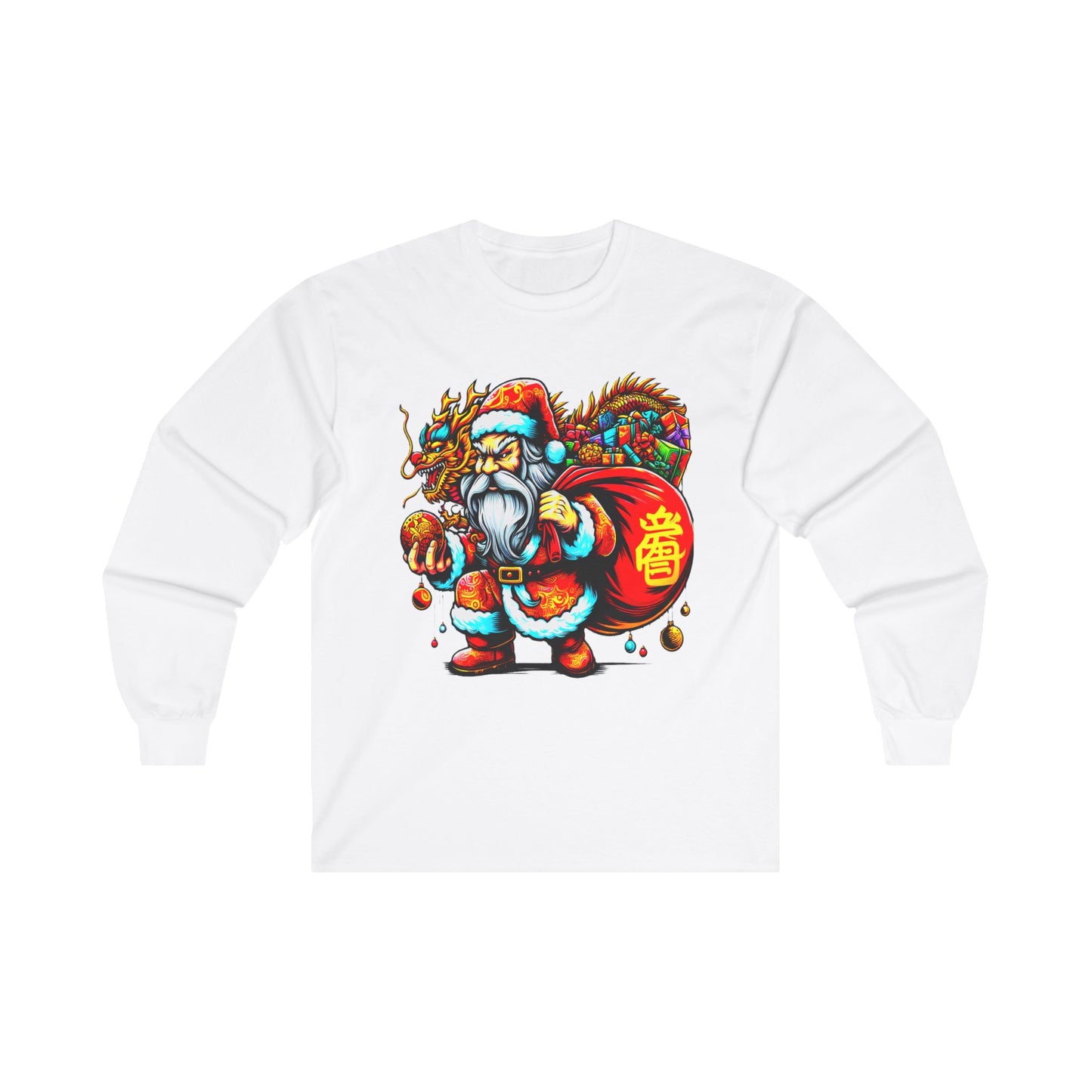 圣诞老人 (Shèngdàn Lǎorén), Unisex Ultra Cotton Long Sleeve Tee