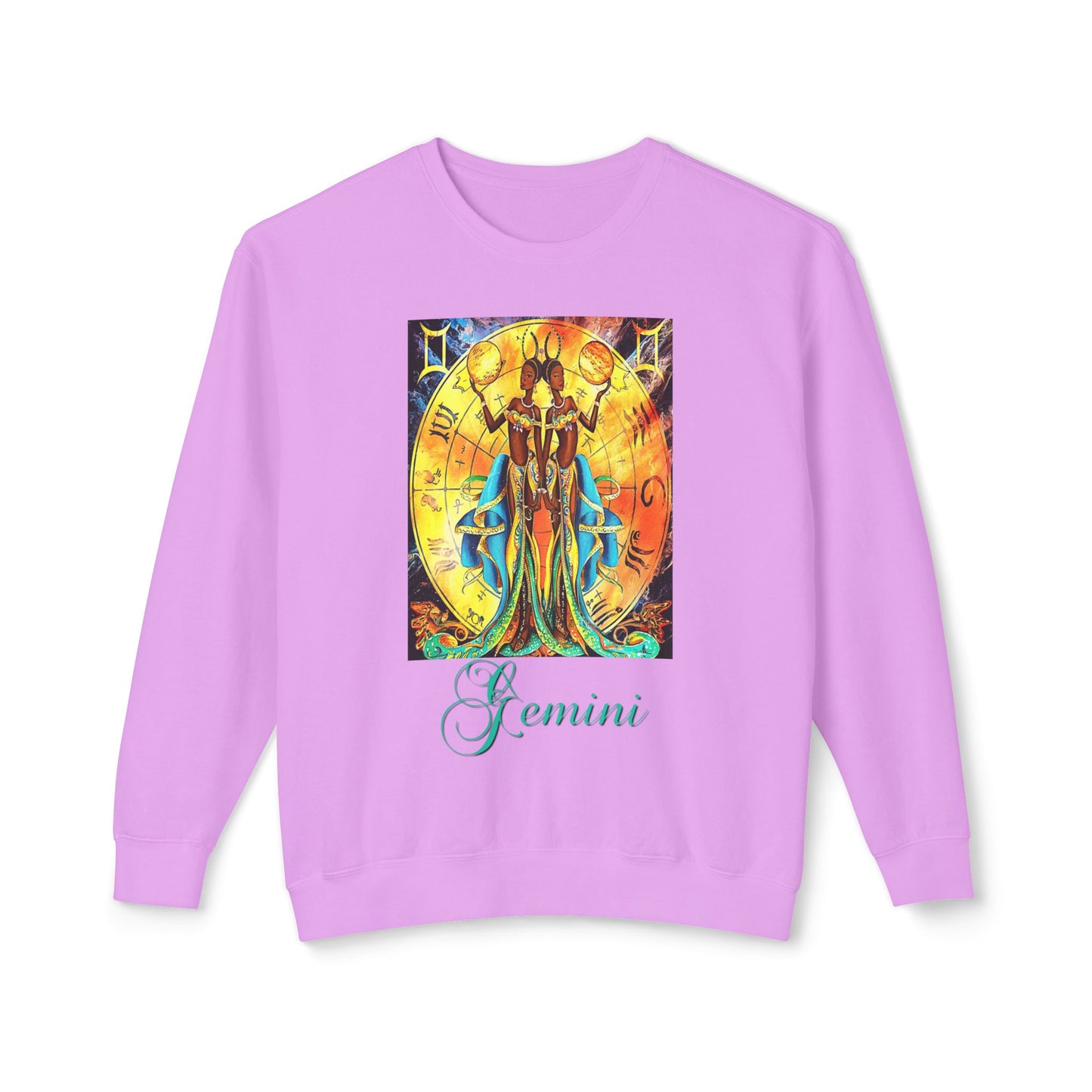 Gemini II, Unisex Lightweight Crewneck Sweatshirt