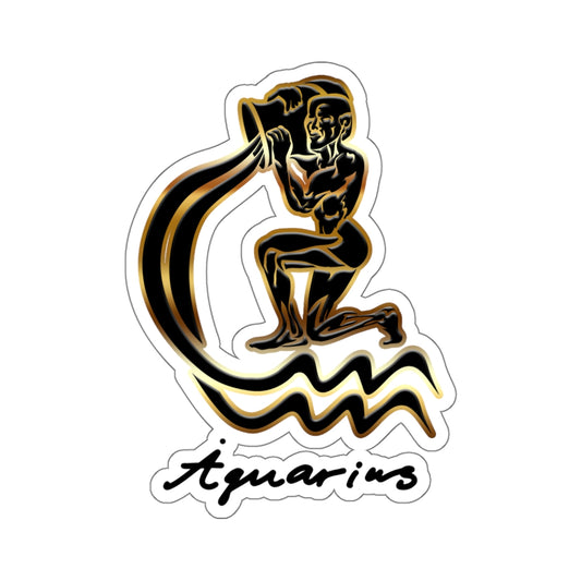 Aquarius Water Bearer, Kiss-Cut Stickers