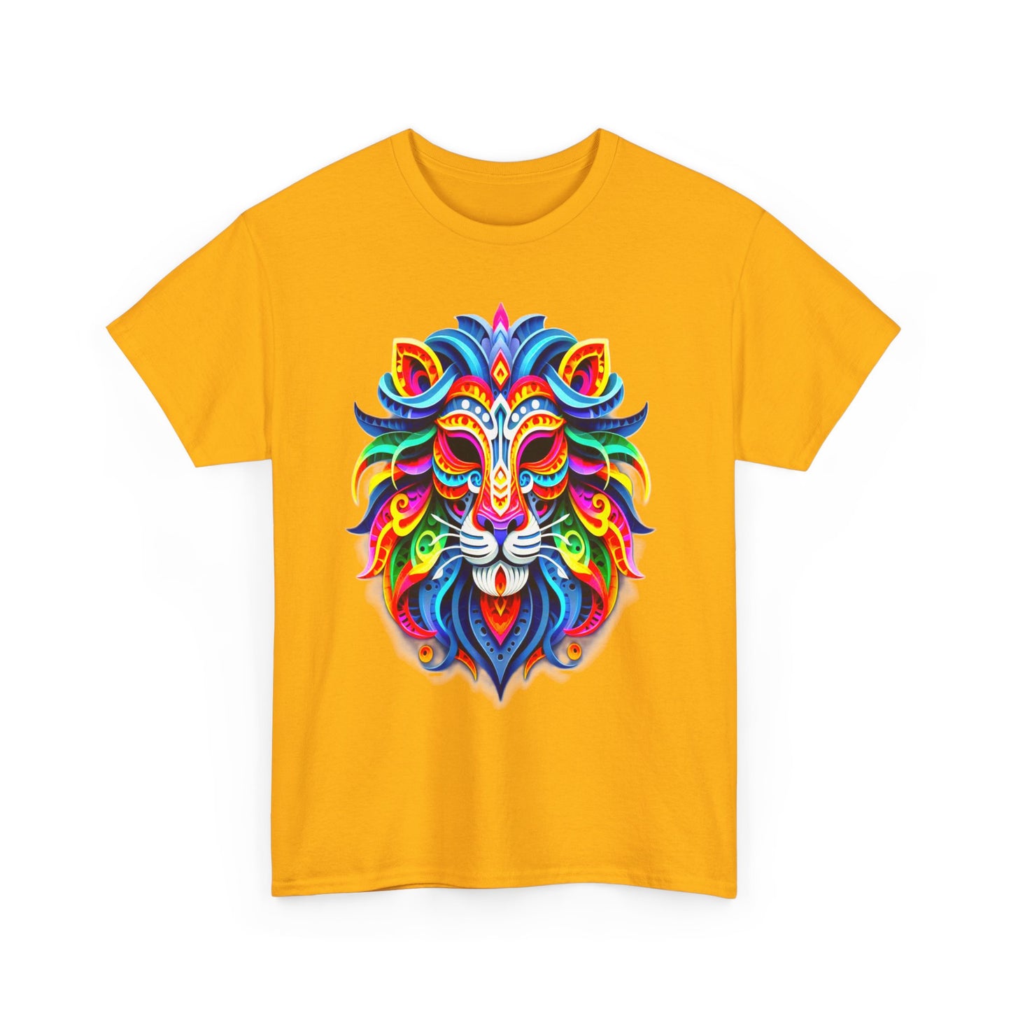 Leo Mask, Unisex Heavy Cotton Tee