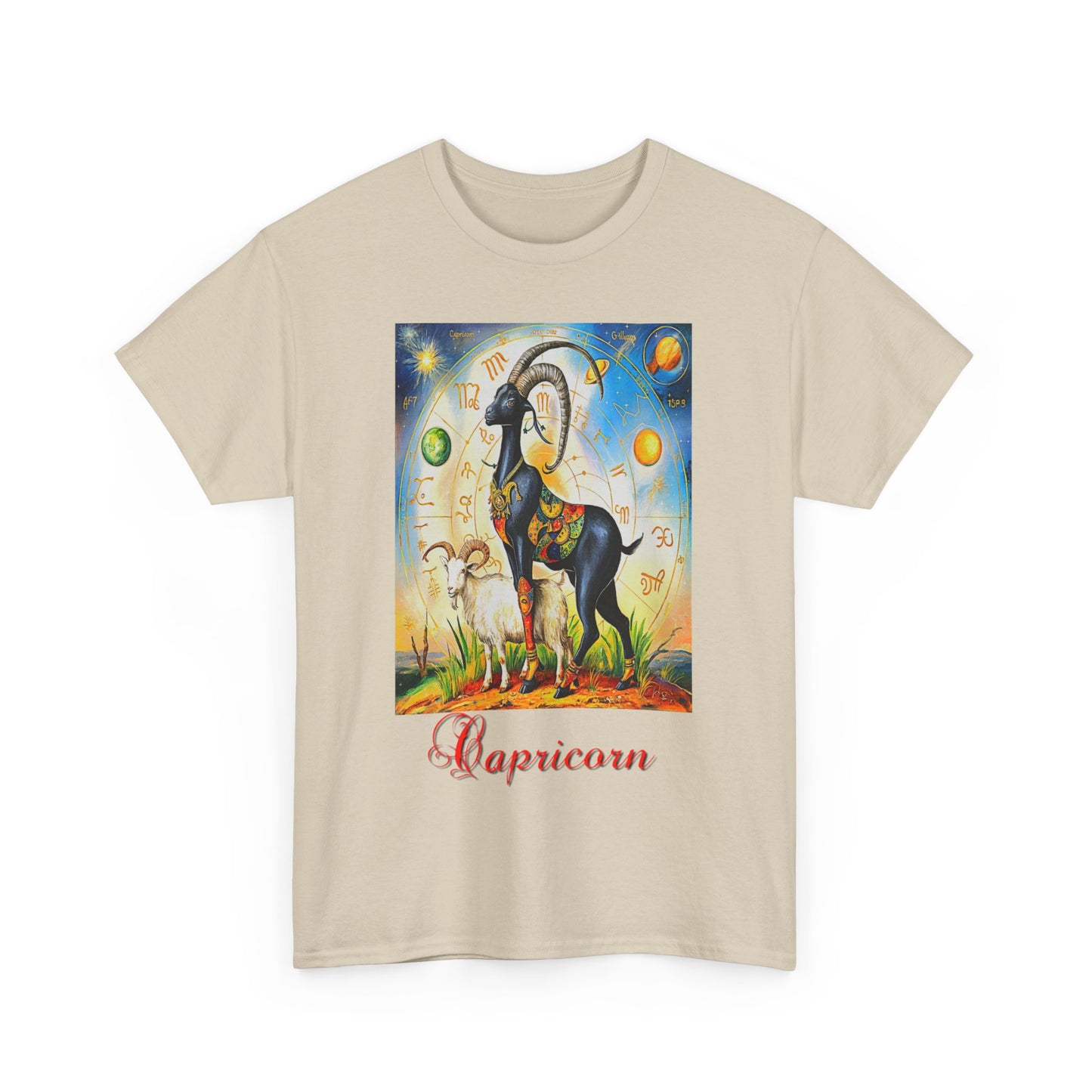 Capricorn, Unisex Heavy Cotton Tee