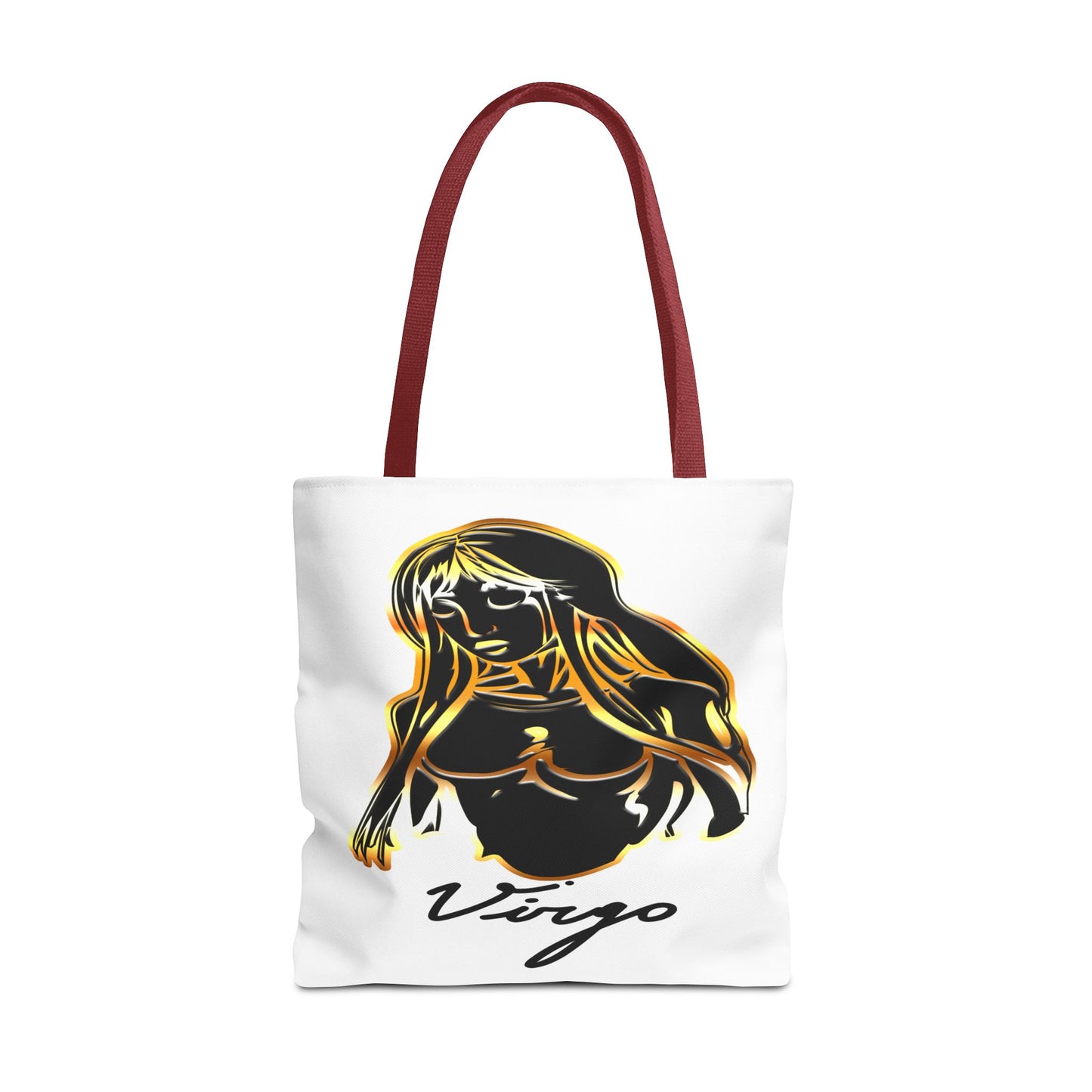 Virgo Maiden White Tote Bag, 3 Sizes