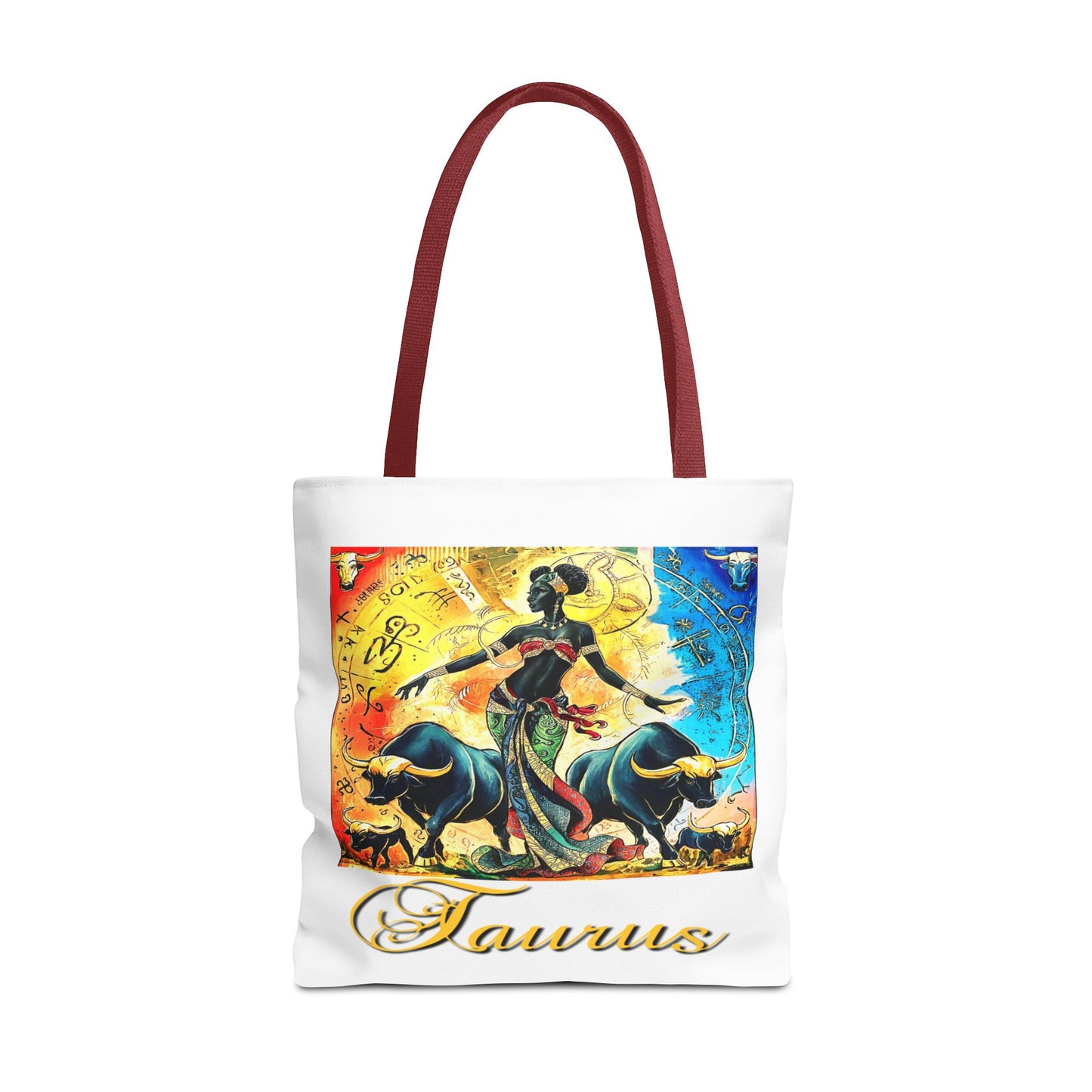 Taurus White Tote Bag, 3 Sizes