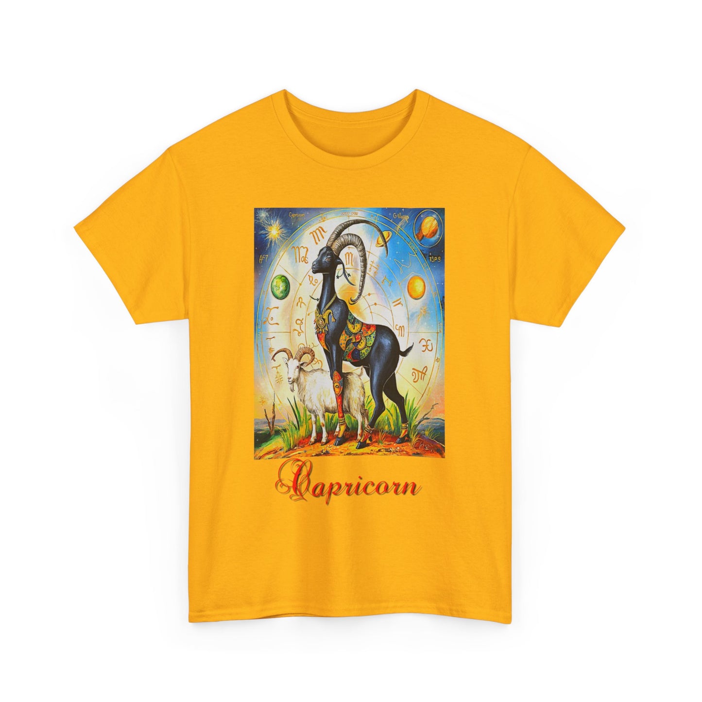 Capricorn, Unisex Heavy Cotton Tee