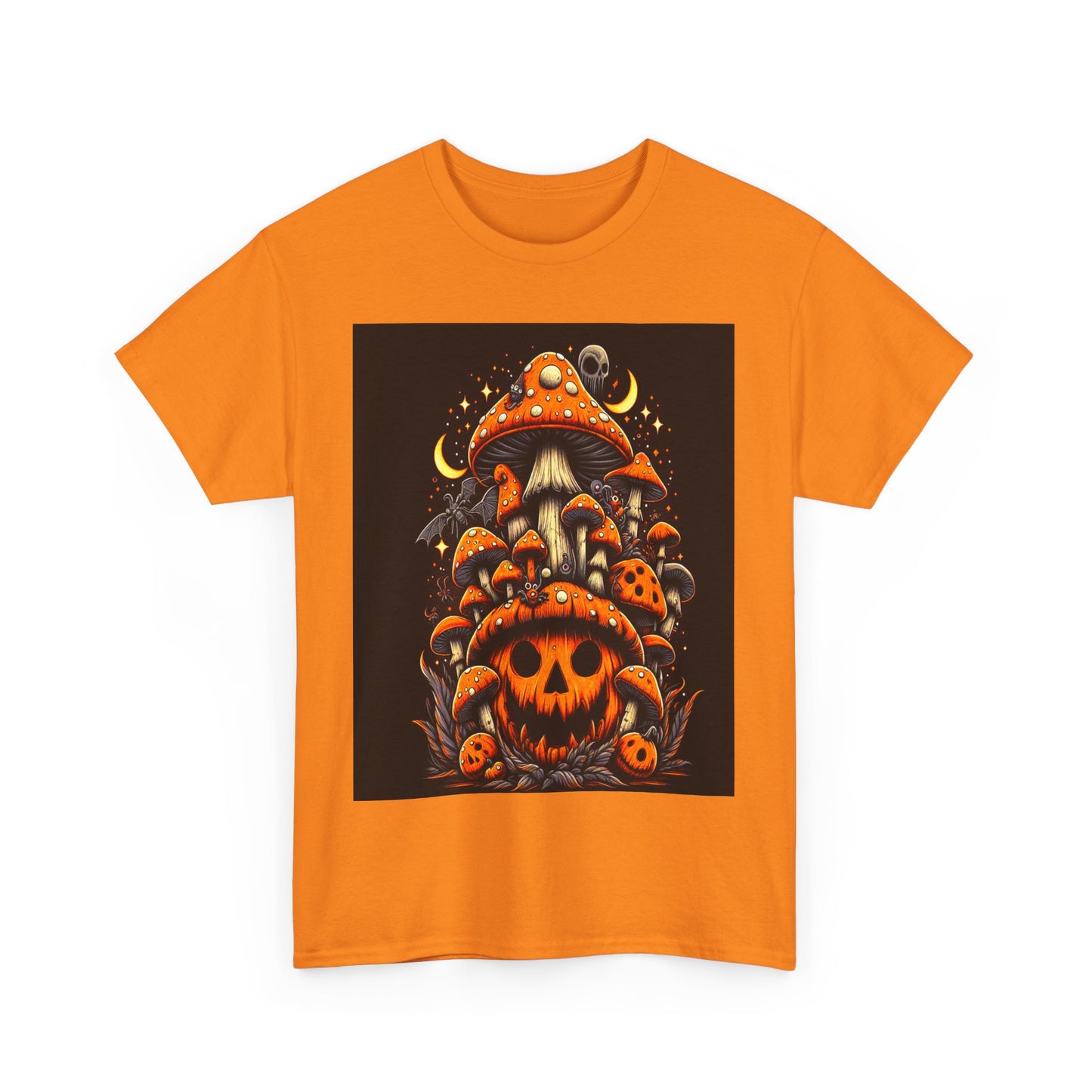 Halloween Mushrooms I, Unisex Heavy Cotton Tee