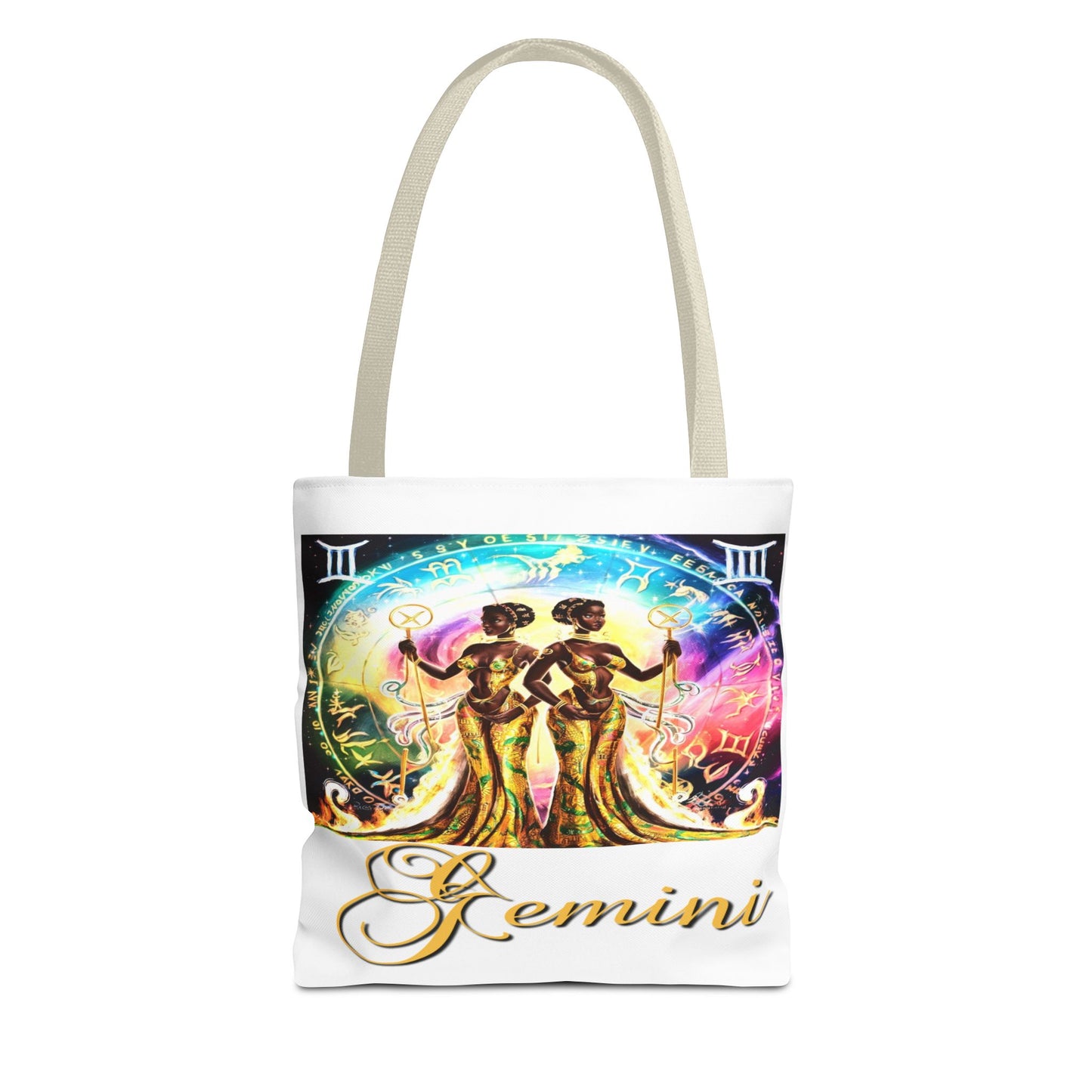 Gemini I WhiteTote Bag, 3 Sizes