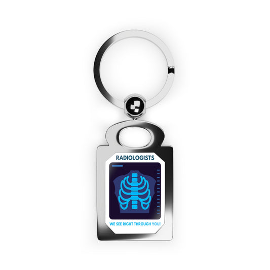 Radiology Humor, Rectangle Photo Keyring