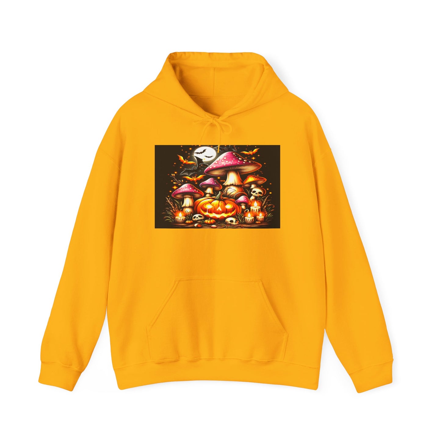 Halloween Mushrooms II, Unisex Heavy Blend™ Hooded Sweatshirt