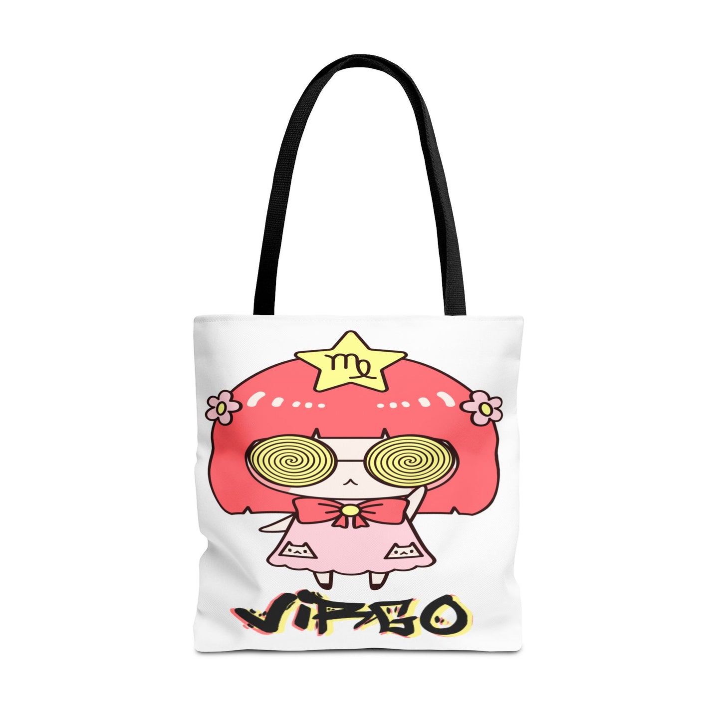 Virgo Vertigo White Tote Bag, 3 Sizes