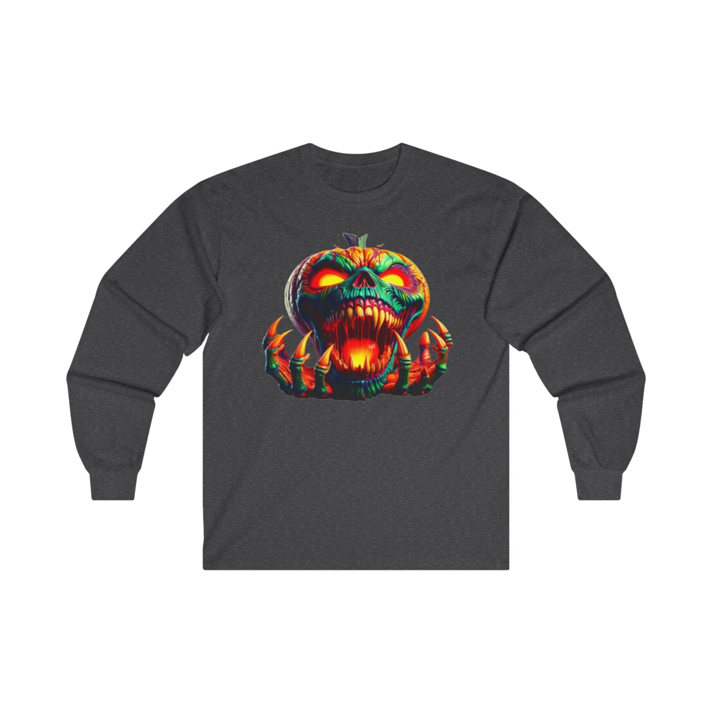 Zombie Pumpkin I, Unisex Ultra Cotton Long Sleeve Tee