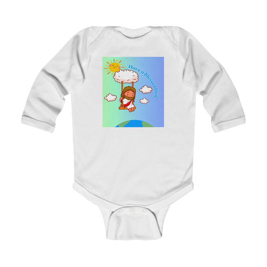 Have a Blessed Day! Infant Long Sleeve Bodysuit