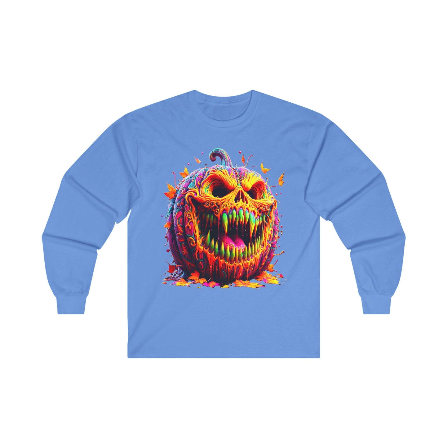 Zombie Pumpkin II, Unisex Ultra Cotton Long Sleeve Tee