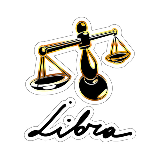 Libra Scales, Kiss-Cut Stickers