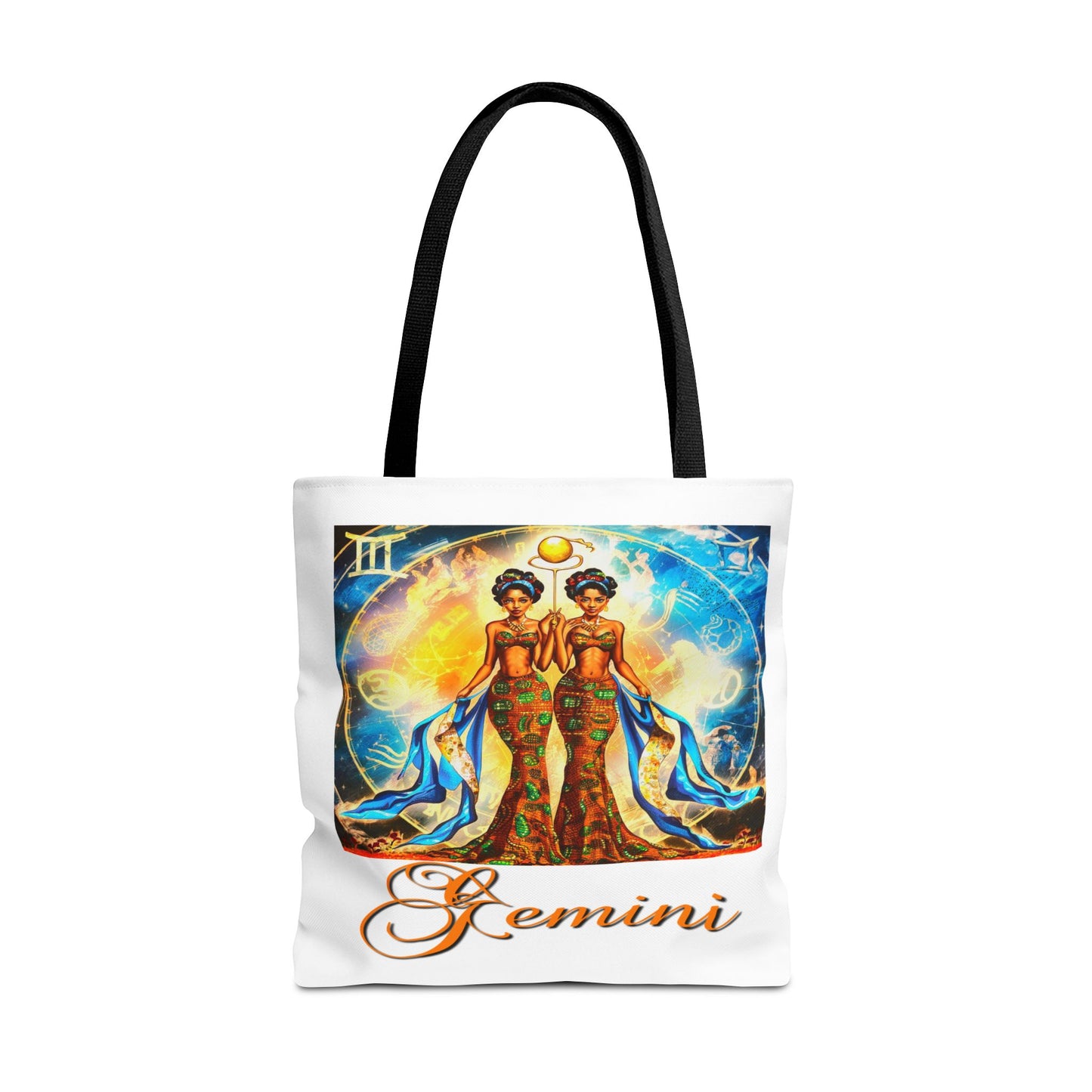 Gemini III White Tote Bag, 3 Sizes