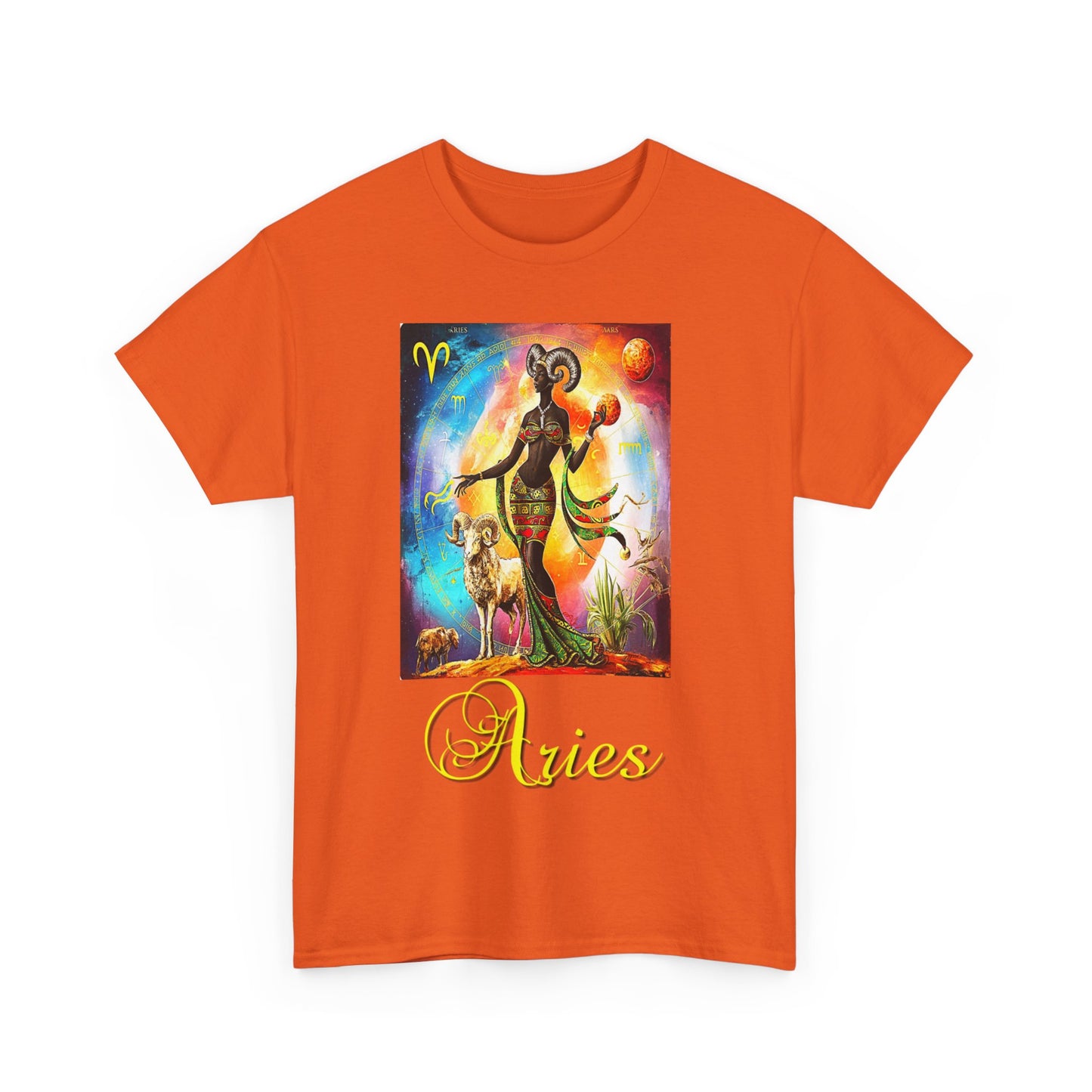 Aries, Unisex Heavy Cotton Tee