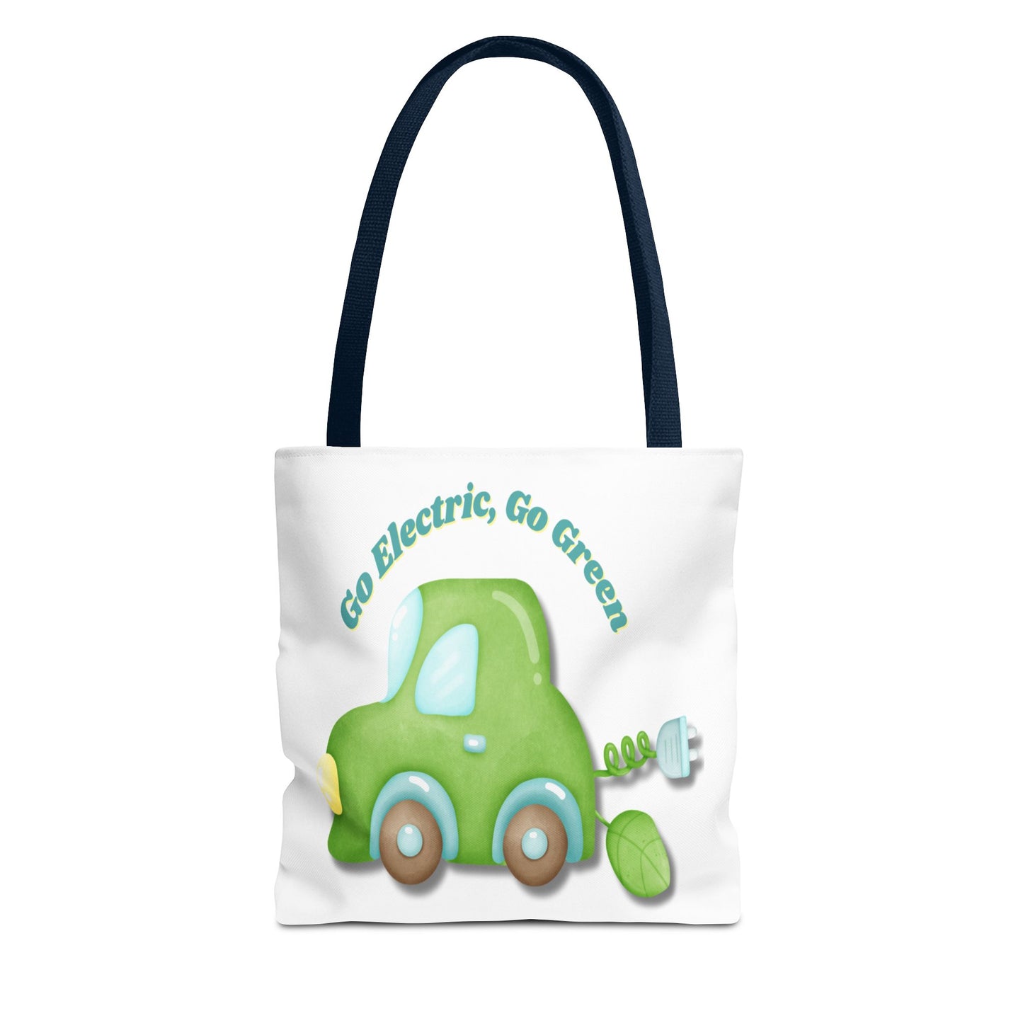 Go Electric, Go Green Tote Bag, 3 Sizes