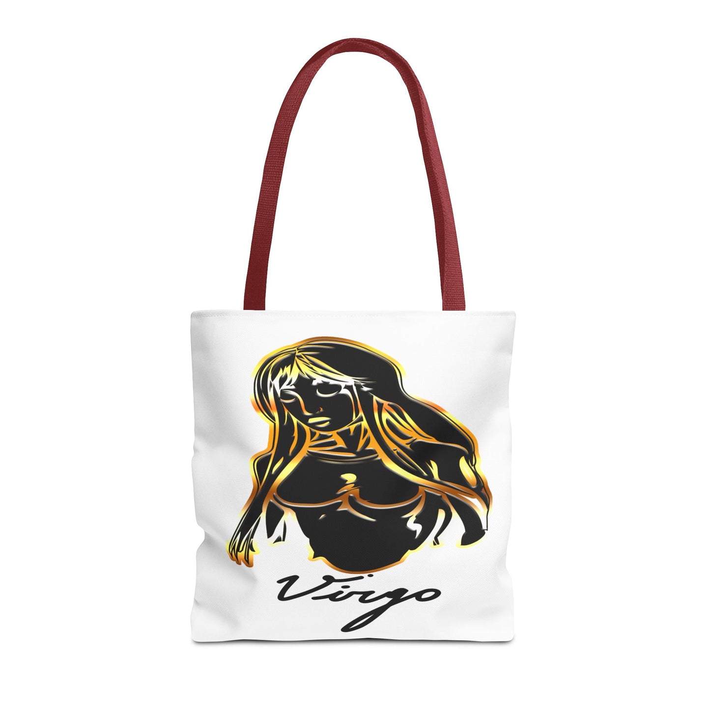 Virgo Maiden White Tote Bag, 3 Sizes