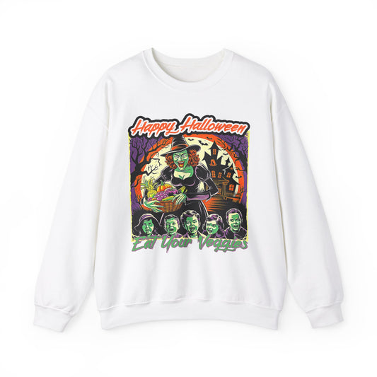 Vegan Halloween, Unisex Heavy Blend™ Crewneck Sweatshirt