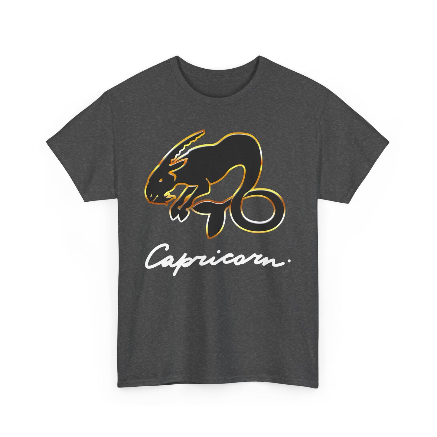 Capricorn Goat, Unisex Heavy Cotton Tee