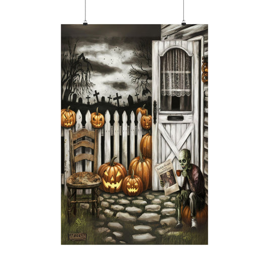 Halloween Cottage Core I, Matte Vertical Posters