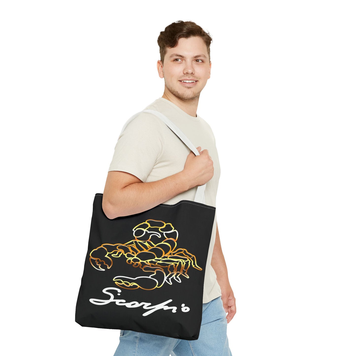 Scorpio Scorpion Black Tote Bag, 3 Sizes