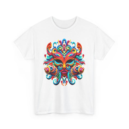 Pisces Mask, Unisex Heavy Cotton Tee