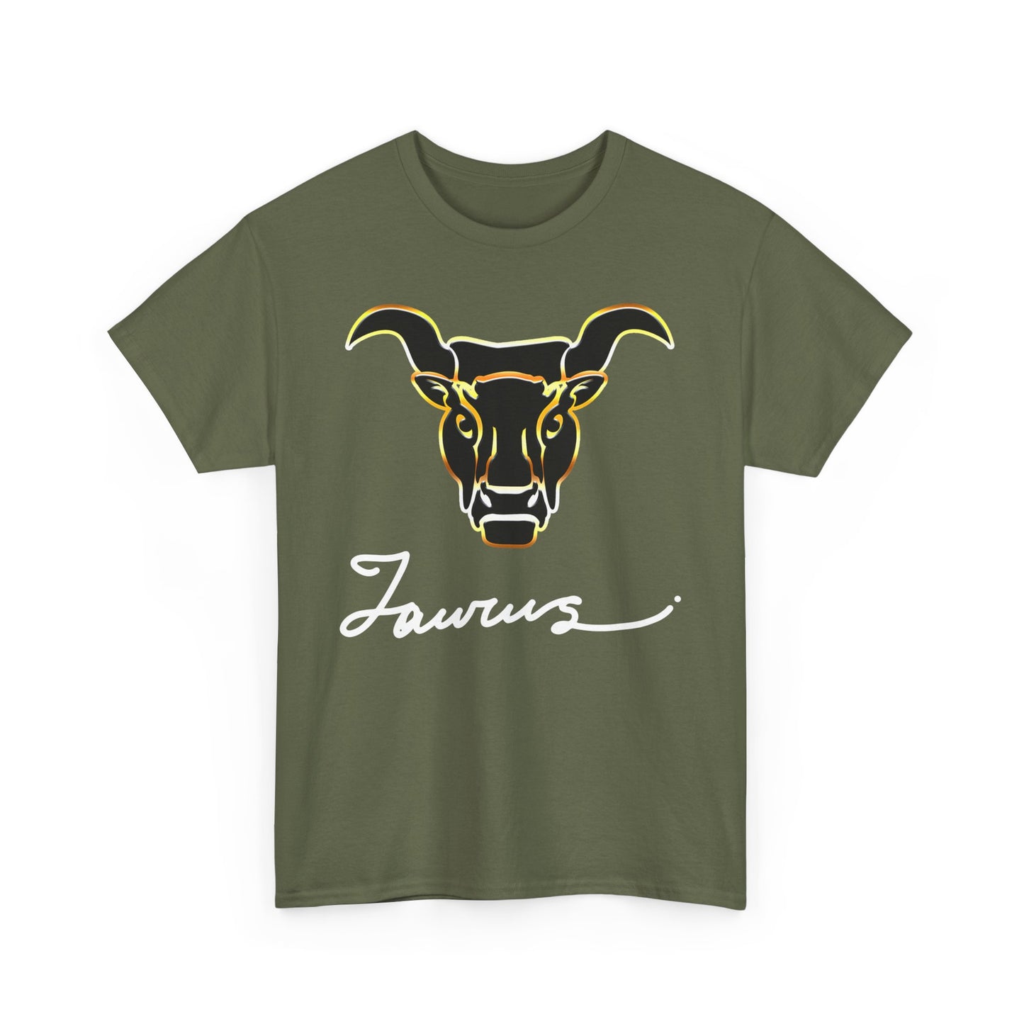 Taurus Bull, Unisex Heavy Cotton Tee