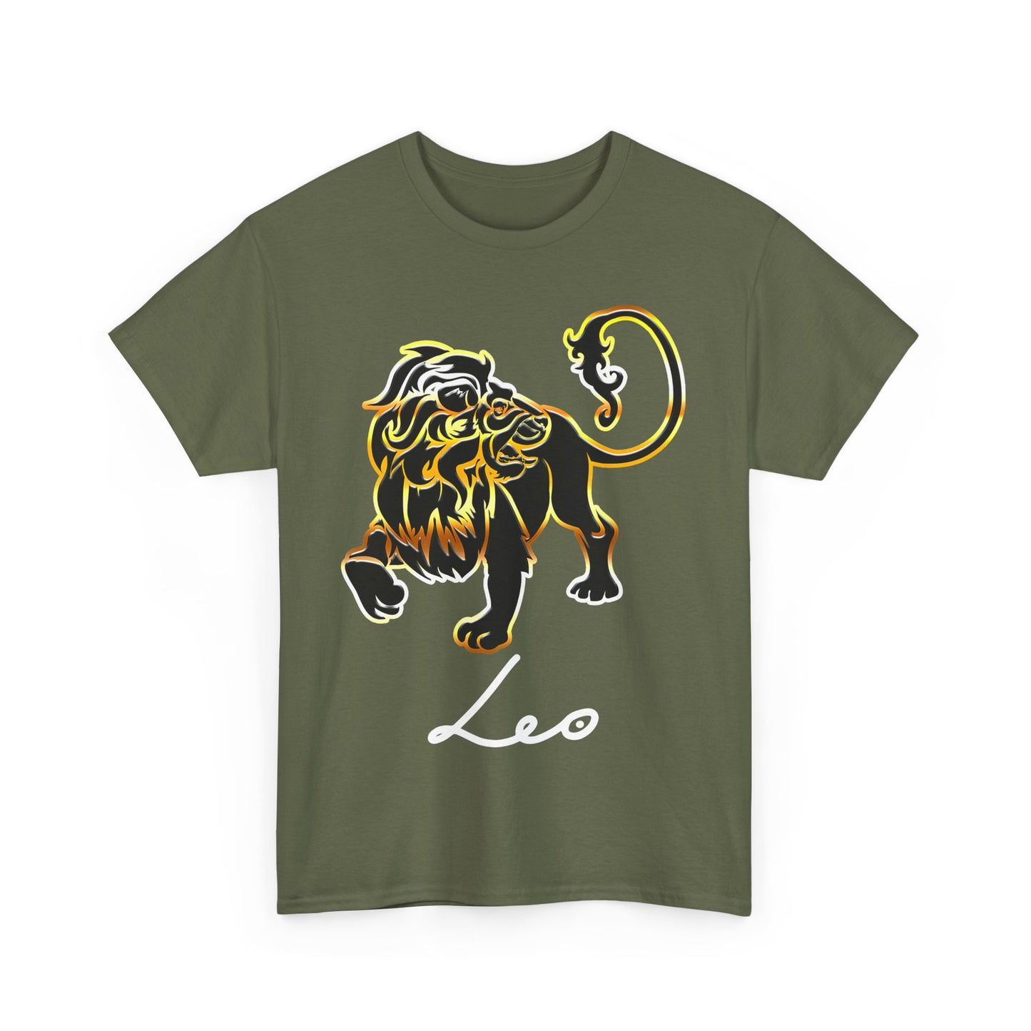 Leo Lion, Unisex Heavy Cotton Tee