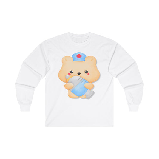 Nurse Bear, Unisex Ultra Cotton Long Sleeve Tee