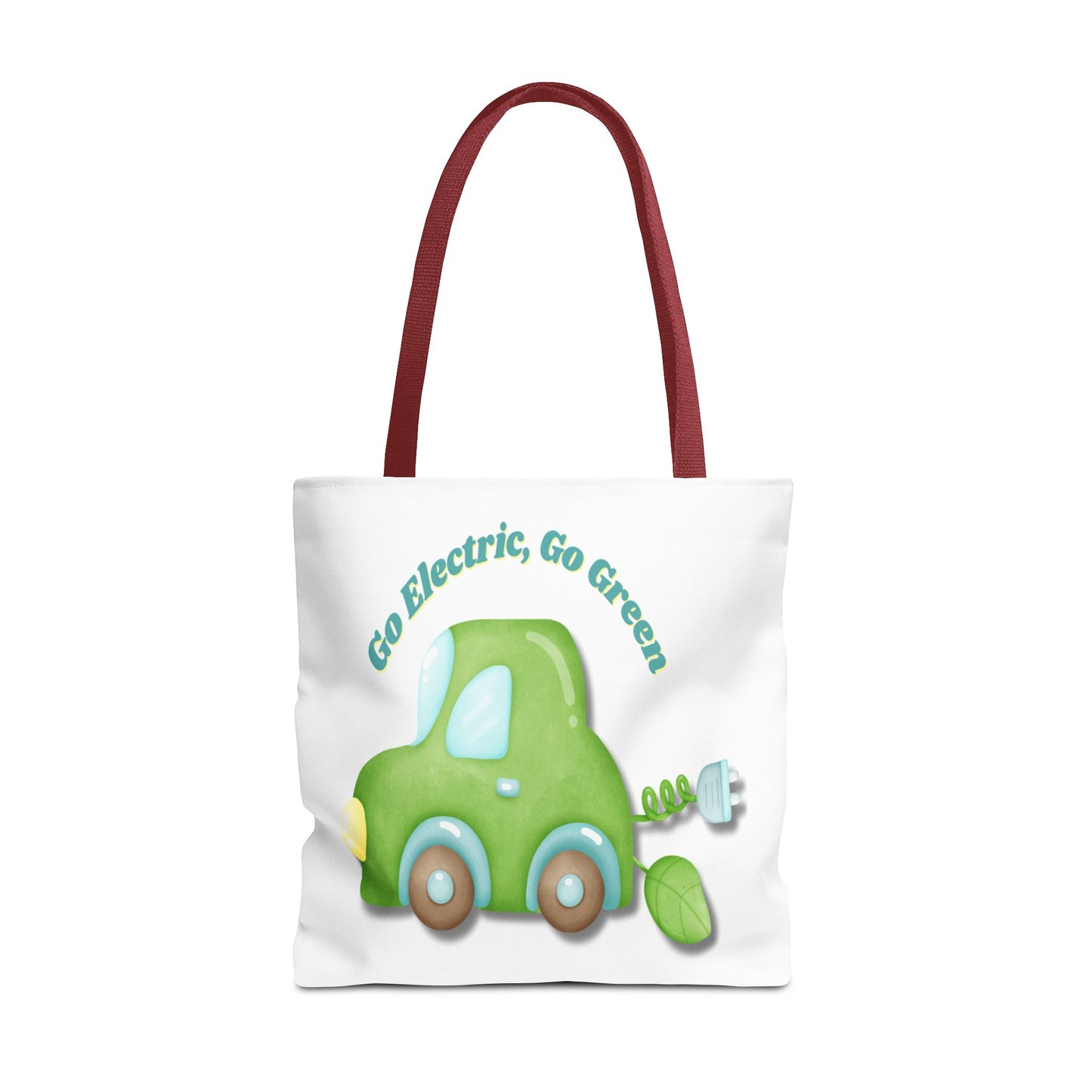 Go Electric, Go Green Tote Bag, 3 Sizes