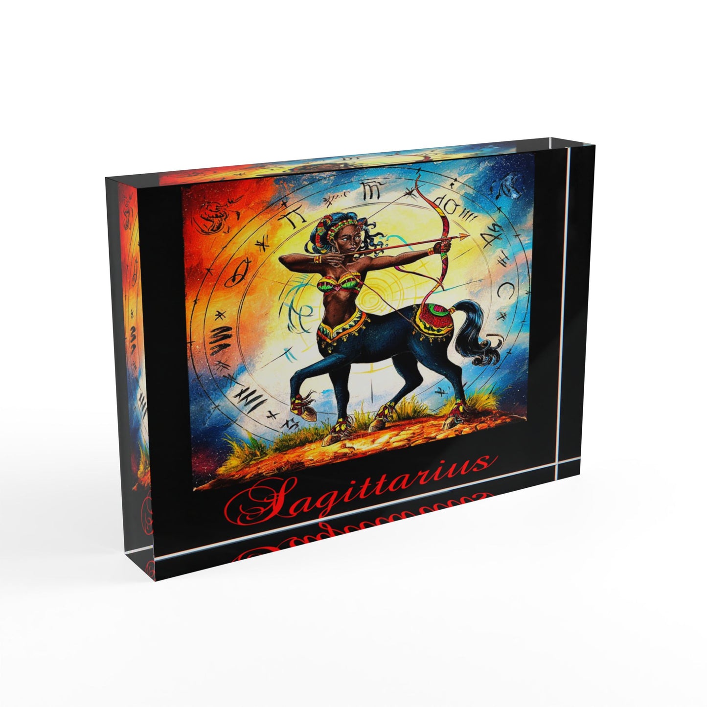 Sagittarius, Photo Block (Black)