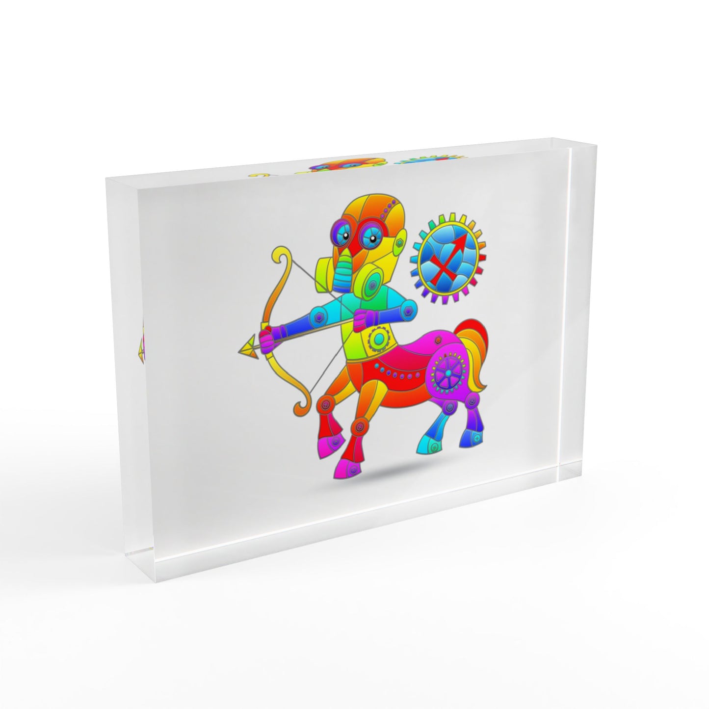 Sagittarius Rainbow Steampunk, Photo Block